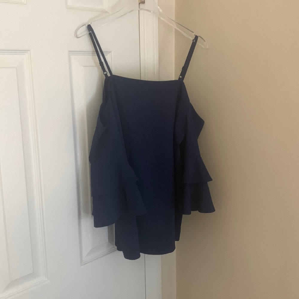 Open shoulder blouse